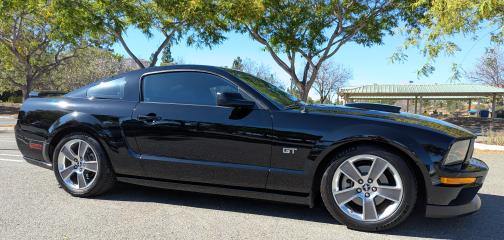 Black 2008 Ford Mustang GT Premium
