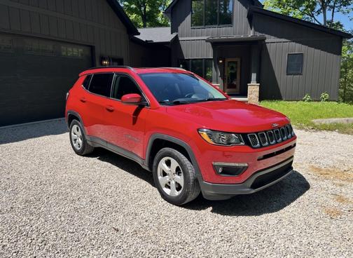 Red 2018 Jeep Compass Latitude