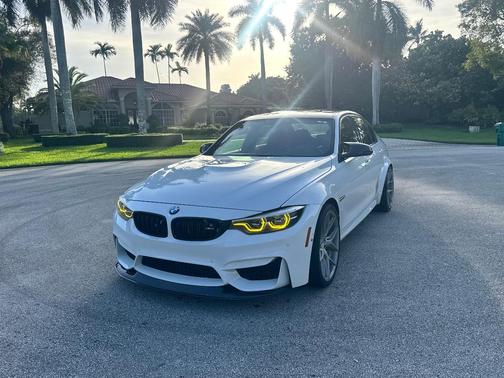 White 2018 BMW M3 Base