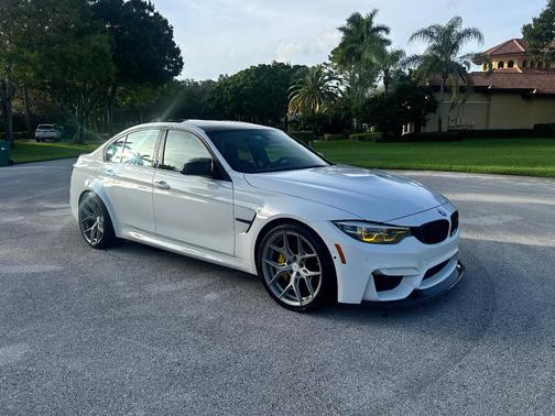 White 2018 BMW M3 Base