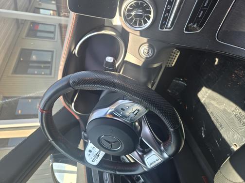 Blue 2019 Mercedes-Benz AMG C 43 4MATIC