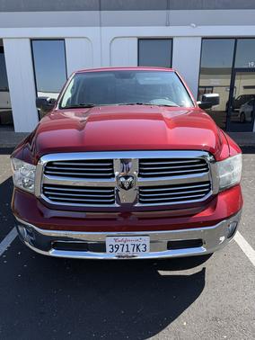 Red 2013 RAM 1500 Big Horn