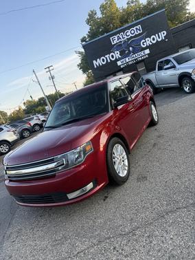 Red 2014 Ford Flex SEL