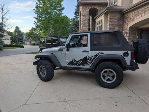 Silver 2012 Jeep Wrangler Sport