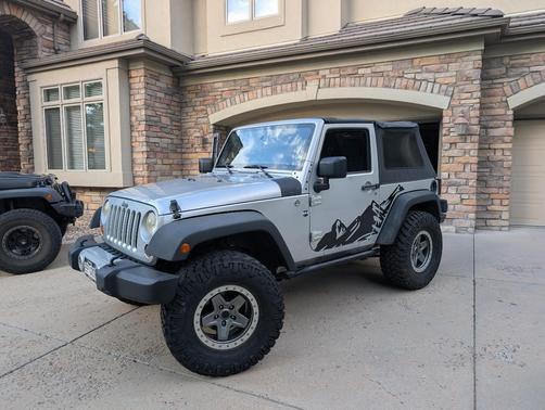 Silver 2012 Jeep Wrangler Sport