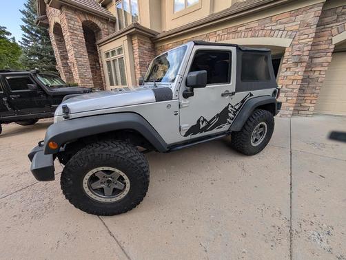 Silver 2012 Jeep Wrangler Sport