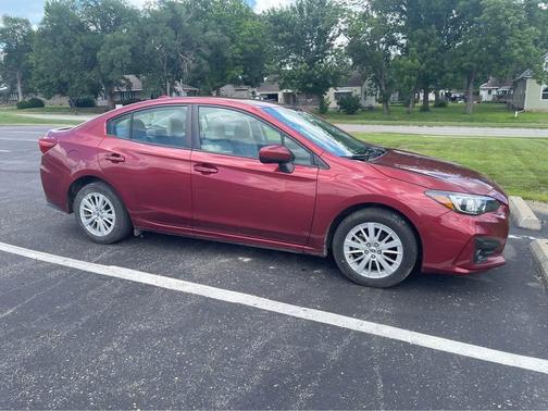 Red 2018 Subaru Impreza 2.0i Premium