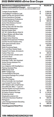 2022 BMW M850 Gran Coupe i xDrive