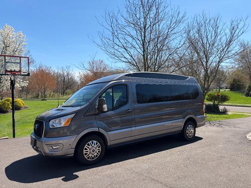 Gray 2021 Ford Transit-150 Base