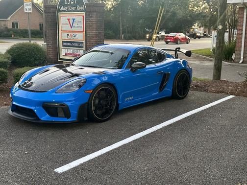 Blue 2024 Porsche 718 Cayman 718 Cayman GT4 RS