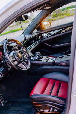 Gray 2018 Porsche Panamera Panamera Turbo