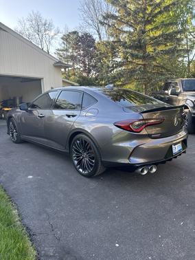 Gray 2021 Acura TLX Type S