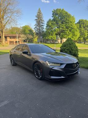 Gray 2021 Acura TLX Type S