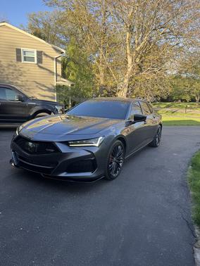 Gray 2021 Acura TLX Type S