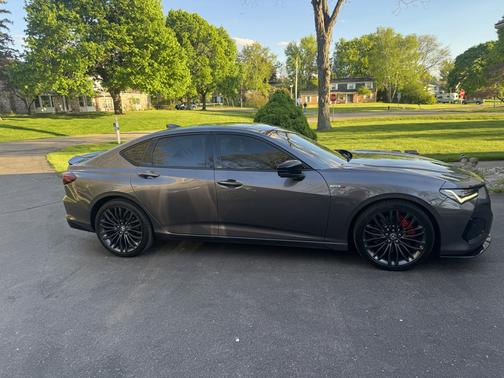 Gray 2021 Acura TLX Type S