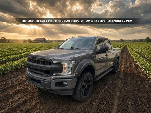 Gray 2018 Ford F-150 Lariat