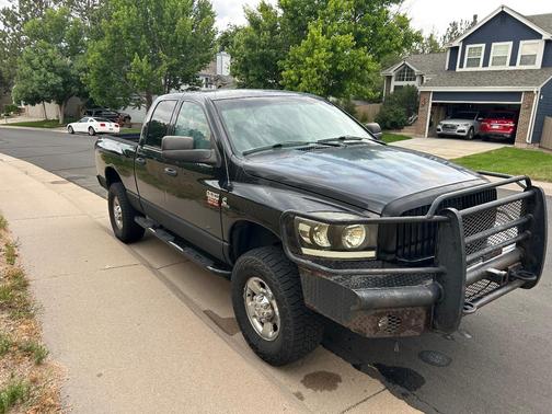 Black 2007 Dodge Ram 2500 Laramie Quad Cab
