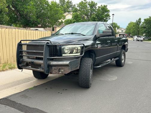 Black 2007 Dodge Ram 2500 Laramie Quad Cab