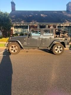 Gray 2017 Jeep Wrangler Unlimited Sahara