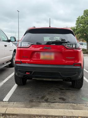 Red 2019 Jeep Cherokee Trailhawk