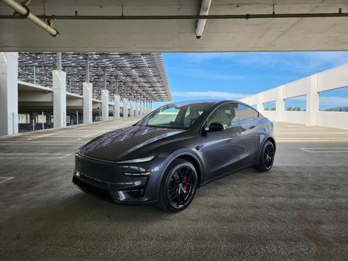 Gray 2026 Tesla Model Y Performance AWD