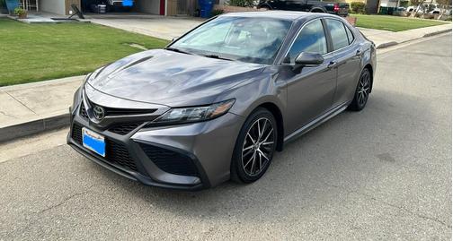 Gray 2022 Toyota Camry SE
