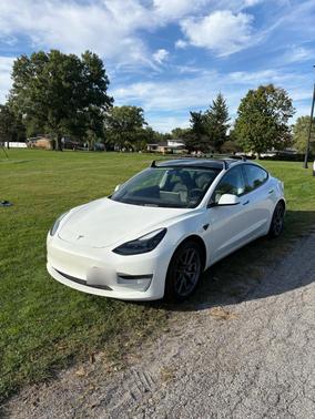 White 2023 Tesla Model 3 Long Range
