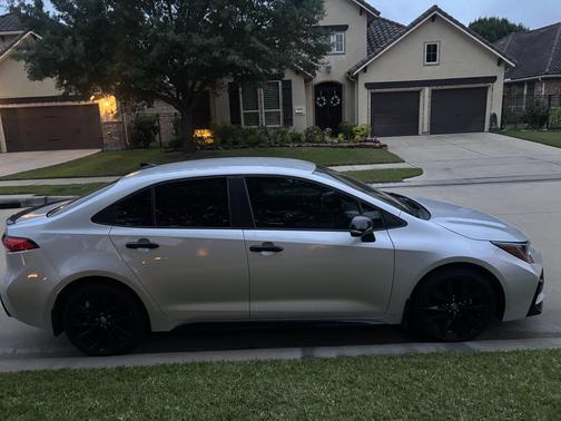 Silver 2022 Toyota Corolla Nightshade