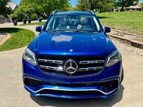 Blue 2019 Mercedes-Benz AMG GLS 63 4MATIC