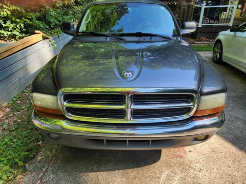 Silver 2002 Dodge Dakota SLT Quad Cab