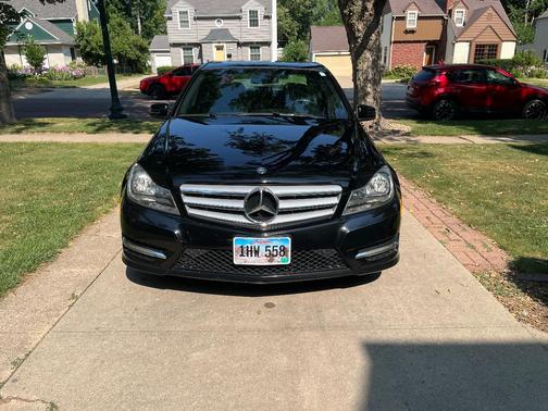 Black 2012 Mercedes-Benz C-Class C 300 4MATIC Sport