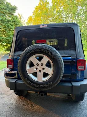 Blue 2009 Jeep Wrangler X