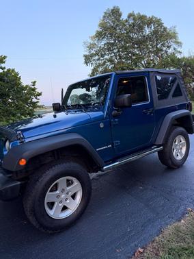 Blue 2009 Jeep Wrangler X