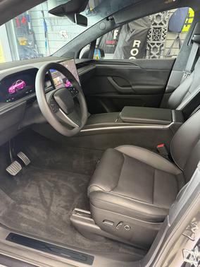 Gray 2025 Tesla Model X Plaid