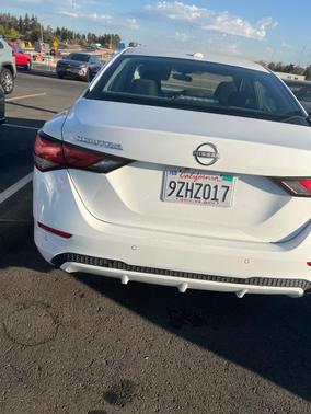 White 2025 Nissan Sentra SV