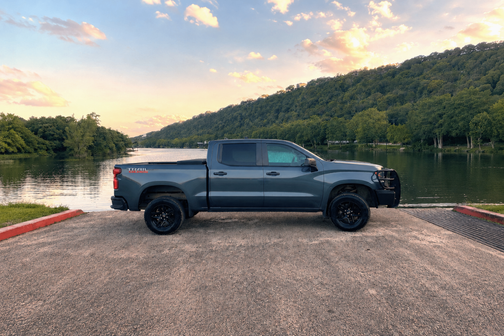 Gray 2020 Chevrolet Silverado 1500 Custom Trail Boss