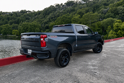 Gray 2020 Chevrolet Silverado 1500 Custom Trail Boss
