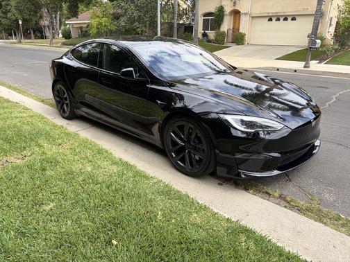 Black 2022 Tesla Model S Long Range