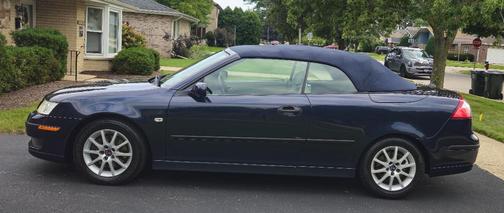 Blue 2005 Saab 9-3 Arc