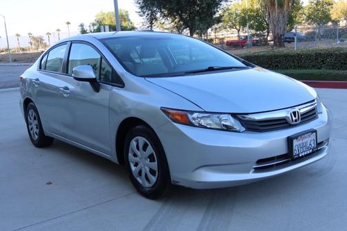 Silver 2012 Honda Civic LX