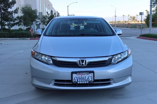 Silver 2012 Honda Civic LX