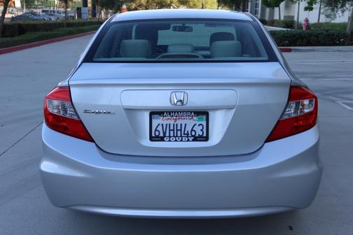 Silver 2012 Honda Civic LX