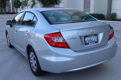Silver 2012 Honda Civic LX