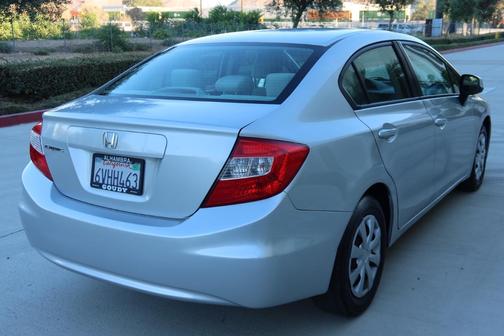 Silver 2012 Honda Civic LX