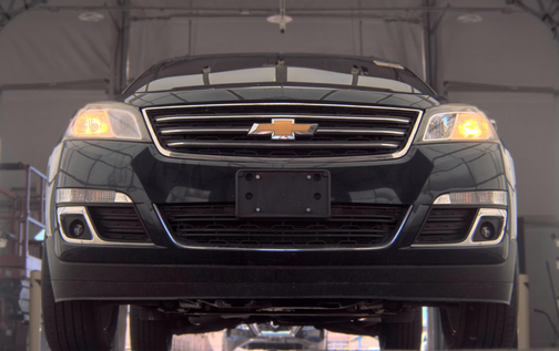 Blue 2017 Chevrolet Traverse 1LT