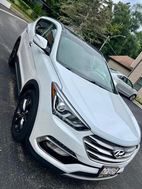 White 2017 Hyundai Santa Fe Sport 2.0L Turbo Ultimate