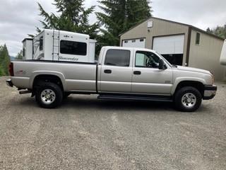 Silver 2006 Chevrolet Silverado 3500 LT Crew Cab