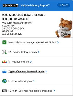 2008 Mercedes-Benz C-Class C 300 4MATIC Luxury