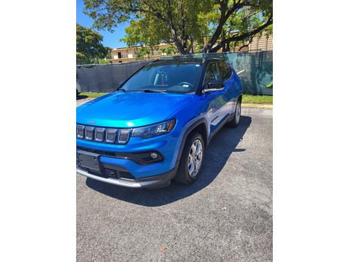 Blue 2022 Jeep Compass Limited