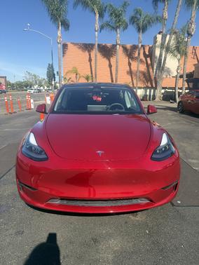 Red 2024 Tesla Model Y Performance